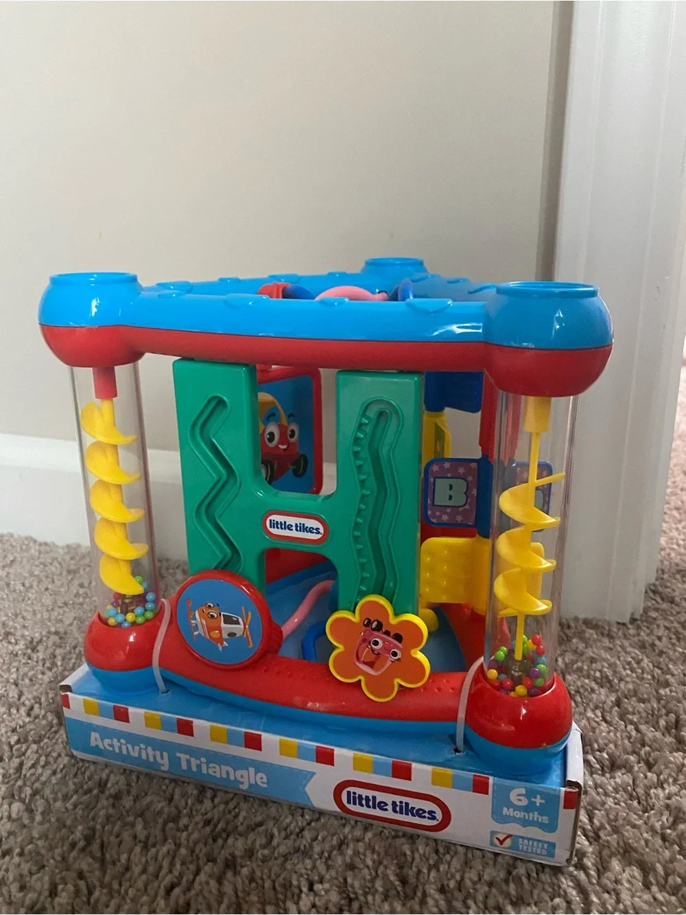 Little Tikes Colorful Activity Triangle Toy - Blue, Red, Yellow, Green